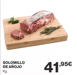 Oferta de Solomillo De Añojo por 41,95€ en Supercor