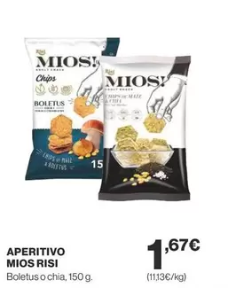 Oferta de Mios! - Mios Risi - Aperitivo por 1,67€ en Supercor