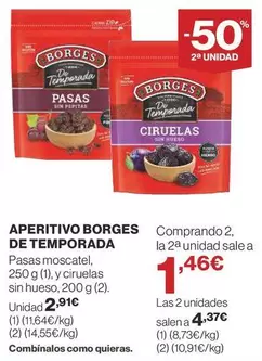 Oferta de Borges - Aperitivo De Temporada por 2,91€ en Supercor