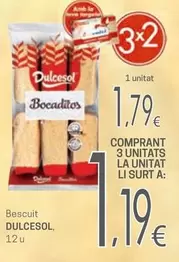 Oferta de Dulcesol - Bescuit por 1,79€ en Valvi Supermercats