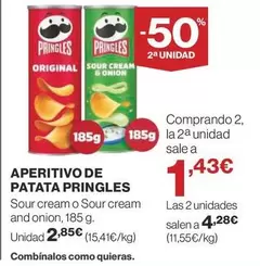 Oferta de Pringles - Aperitivo De Patata por 2,85€ en Supercor Exprés