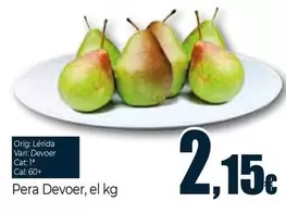 Oferta de Pera Devoer por 2,15€ en Unide Market