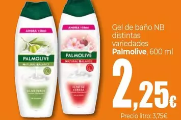 Oferta de Palmolive - Gel De Baño NB por 2,25€ en UNIDE Alimentación