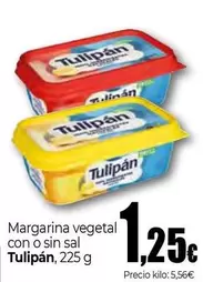 Oferta de Tulipán - Margarina Vegetal Con O Sin Sal por 1,25€ en UNIDE Alimentación