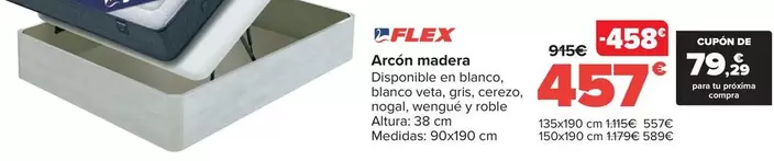 Oferta de Flex - Arcón Madera por 457€ en Carrefour