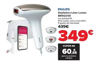 Oferta de Philips - Depiladora Laser Lumea BRI923/00 por 349€ en Carrefour