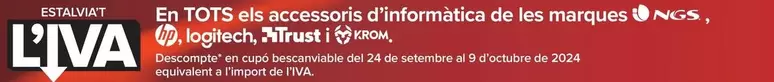 Oferta de En TODOS Los Accesorios De Informatica De Las Marcas  en Carrefour