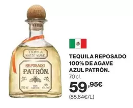 Oferta de Azul - Tequila Reposado 100% De Agave por 59,95€ en Supercor