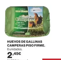 Oferta de Camperos - Piso Firme - Huevos De Gallinas Camperas por 2,45€ en Supercor