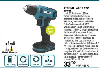 Oferta de Atornillador por 33,02€ en ferrOkey