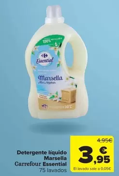 Oferta de Carrefour - Detergente Líquido Marsella Essential por 3,95€ en Carrefour Market