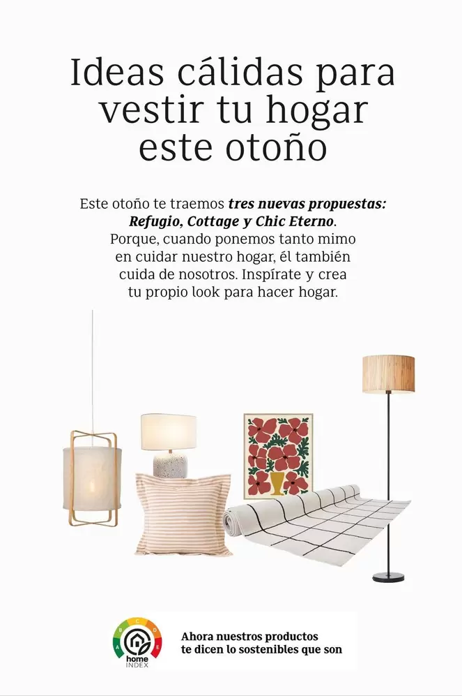 Oferta de Home - Ideas Cálidas Para Vestir Tu Hogar Este Otoño en Leroy Merlin