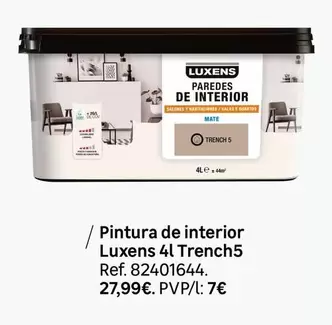 Oferta de Luxens - Pintura De Interior por 7€ en Leroy Merlin