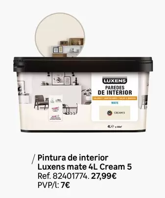 Oferta de Luxens - Pintura De Interior por 27,99€ en Leroy Merlin