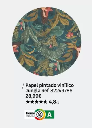 Oferta de Home - Papel Pintado Vinílico Jungla por 28,99€ en Leroy Merlin