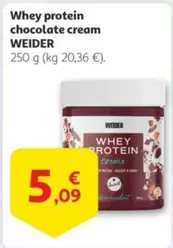 Oferta de Weider - Whey Protein Chocolate Cream por 5,09€ en Alcampo