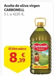 Oferta de Carbonell - Aceite De Oliva Virgen por 8,39€ en Alcampo