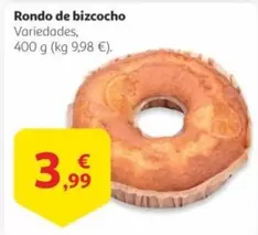 Oferta de Rondo De Bizcocho por 3,99€ en Alcampo