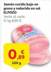 Oferta de Elpozo - Jamón Cocido Bajo En Grasa Y Reducido En Sal por 0,89€ en Alcampo