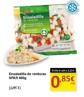 Oferta de Spar - Ensaladilla De Verduras por 0,85€ en SPAR