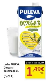 Oferta de Puleva - Leche Omega 3 Desnatada por 1,49€ en SPAR