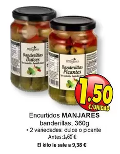 Oferta de Mas - Manjares - Encurtidos por 1,5€ en SPAR