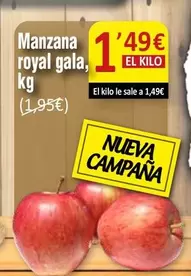 Oferta de Gala - Manzana Royal por 1,49€ en SPAR