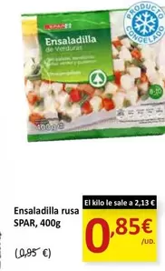 Oferta de Spar - Ensaladilla Rusa por 0,85€ en SPAR