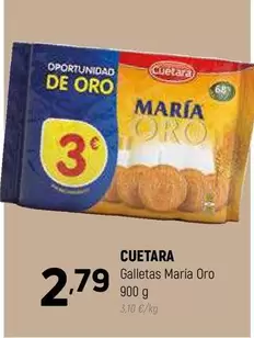 Oferta de Cuétara - Galletas Maria Oro por 2,79€ en Coviran