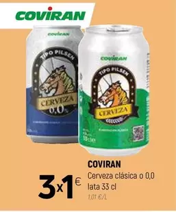 Oferta de Coviran - Cerveza Clasica O 0,0 por 1€ en Coviran