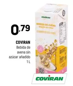 Oferta de Coviran - Bebida De Avena Sin Azucar Anadido por 0,79€ en Coviran