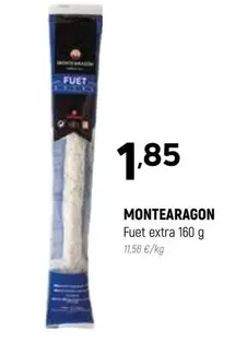 Oferta de Montearagon - Fuet Extra por 1,85€ en Coviran