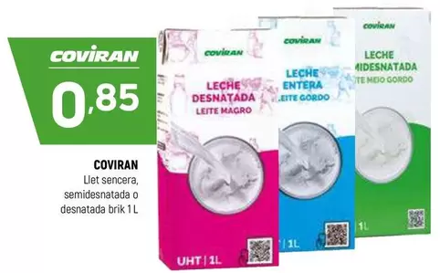 Oferta de Coviran - Llet Sencera por 0,85€ en Coviran