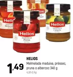 Oferta de Helios - Melmelada Maduixa, Préssec, Pruna O Albercoc por 1,49€ en Coviran