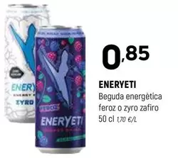 Oferta de Eneryeti - Beguda Energètica por 0,85€ en Coviran