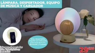 Oferta de DIM - Lampara, Despertador, Equipo De Musica Y Cargador por 29,99€ en GiFi