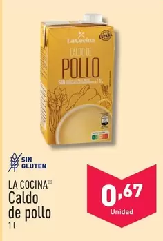 Oferta de La Cocina - Caldo De Pollo por 0,67€ en ALDI