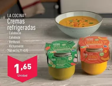 Oferta de La Cocina - Cremas Refrigeradas por 1,65€ en ALDI