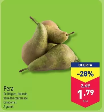 Oferta de Pera por 1,79€ en ALDI