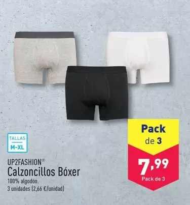 Oferta de Up2fashion - Calzoncillos Bóxer por 2,33€ en ALDI