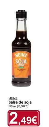 Oferta de Heinz - Salsa De Soja por 2,49€ en Hiper Usera