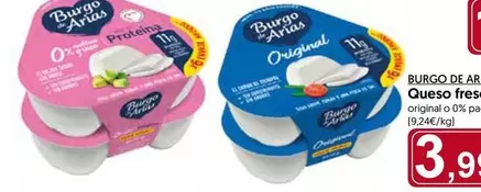 Oferta de Burgo de Arias - Queso Fres por 3,99€ en Hiper Usera