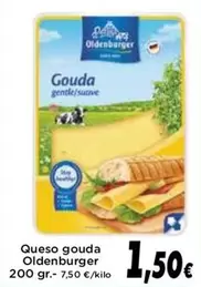 Oferta de Oldenburger - Queso Gouda por 1,5€ en Supermercados Piedra