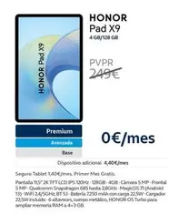 Oferta de Honor - Pad X9 por 249€ en Movistar