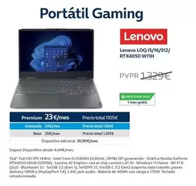 Oferta de Lenovo - Portatil Gaming en Movistar