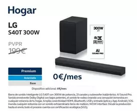 Oferta de LG - Hogar S40t 300w en Movistar