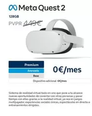 Oferta de Uno - Meta Quest 2 por 329€ en Movistar