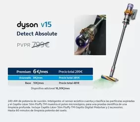 Oferta de Dyson - Detect Absolute por 6€ en Movistar