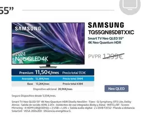 Oferta de Total - Samsung - Tq55qn85dbtxxc por 1299€ en Movistar