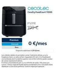 Oferta de Cecotec - Cecofry Foodcourt 11000 por 0,45€ en Movistar